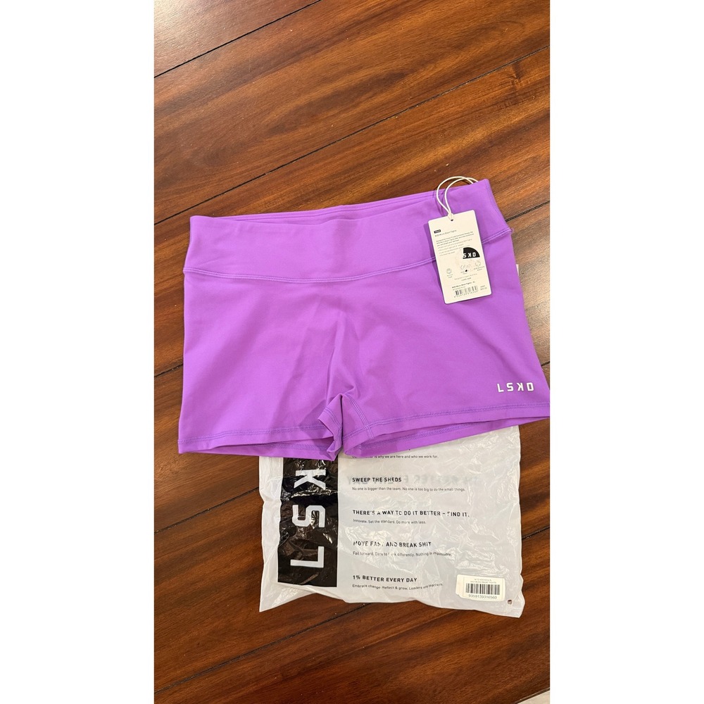 LSKD RXD Micro Short Tights Iris Purple Shorts WTGH0016-Iris XL‎ NEW NWT - Picture 16 of 16